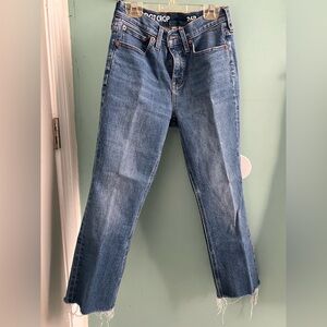 J. Crew Women's Straight Leg Blue Jeans